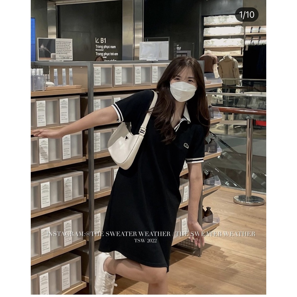 Váy polo trơn cộc cổ bẻ nữ - Đầm thun dáng ôm body cổ sơ mi sexy cá tính ulzzang HOT 2022 - Tú Uyên Store | WebRaoVat - webraovat.net.vn