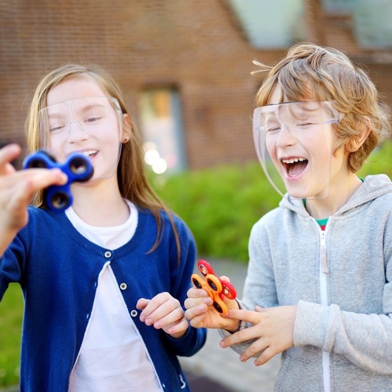 ❌sẵn HCM ❌kính chống giọt bắn cho bé mặt nạ bảo vệ cho bé face shield kid mặt nạ kháng khuẩn 2021