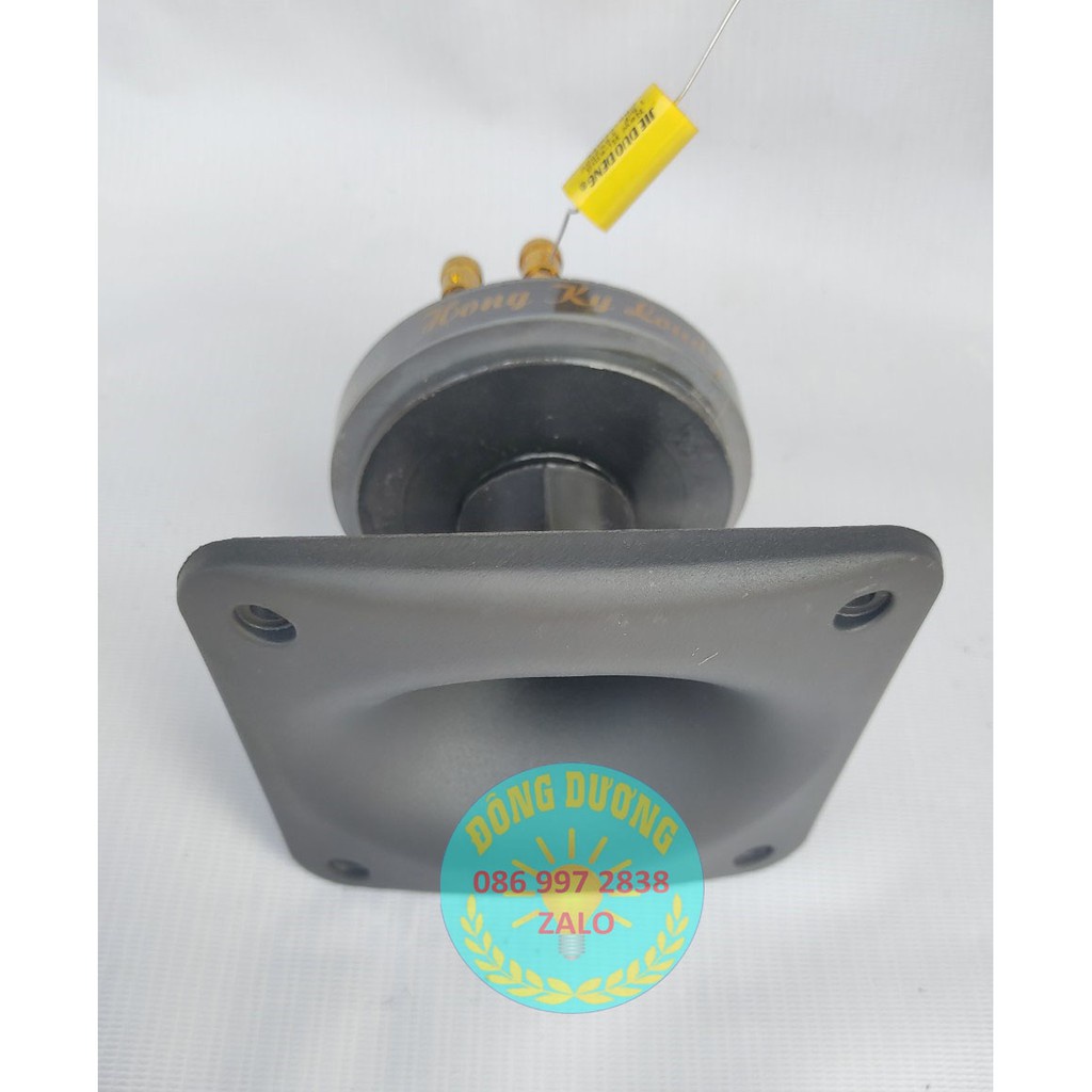 CỦ TREBLE 350 HỒNG KY JK MÀNG TITAN - GIÁ 1 CHIẾC KÈM HỌNG 12X12 VÀ TỤ 1.5 - LOA TRÉP KÈN