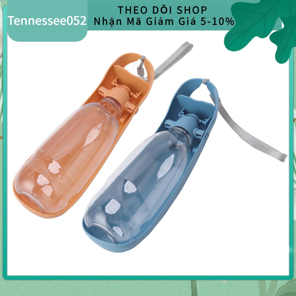 Tennessee052 Bình nước cho chó Gấp di động thú cưng Đi bộ ngoài trời đường dài Du lịch 550ml