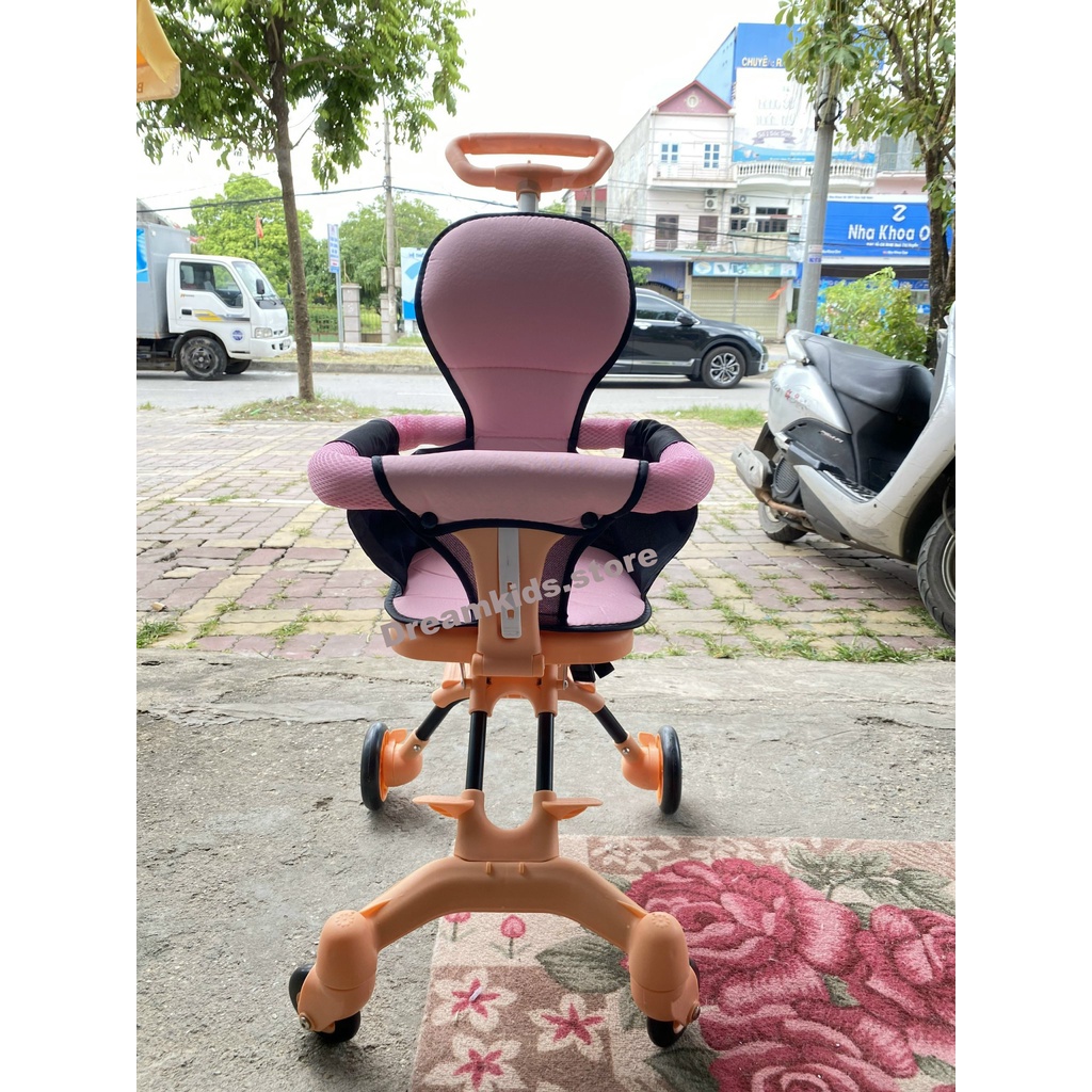 [QUÀ TẶNG] XE ĐẨY DU LỊCH CHO BÉ, XE ĐẢO CHIỀU GẤP GỌN - HÀNG CAO CẤP (combo ưu đãi - phía dưới)