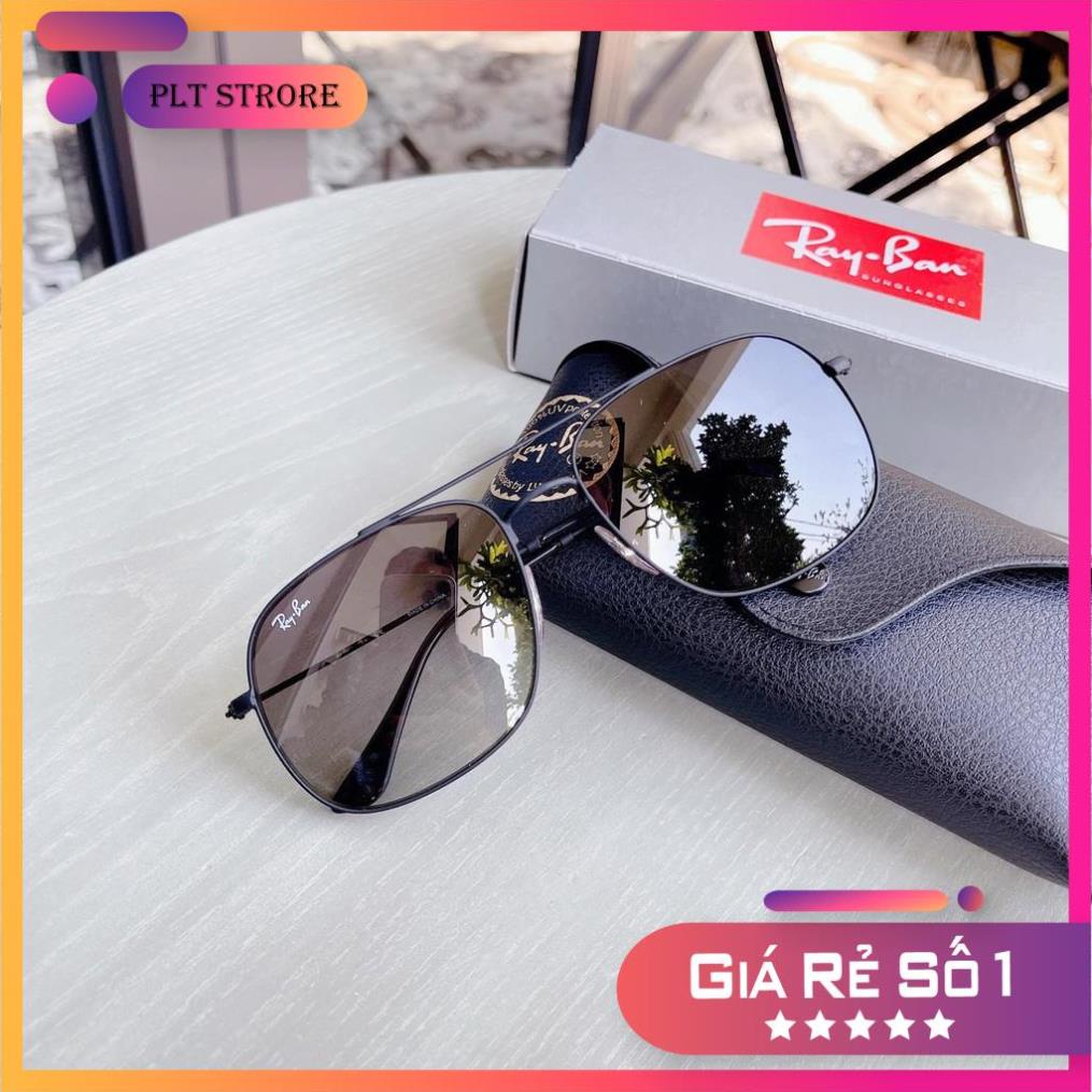 Kính mát RayBan RB3595 901411 tròng màu grey, gọng đen cực chất (59-17-145) Full Box ⚜️Hàng Authentic⚜️