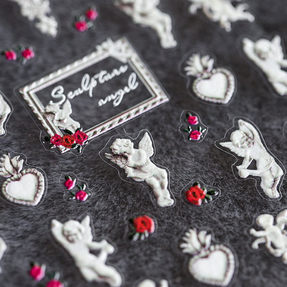 [Hàng mới về] Nhãn dán 5D trang trí làm đẹp móng tay DIY