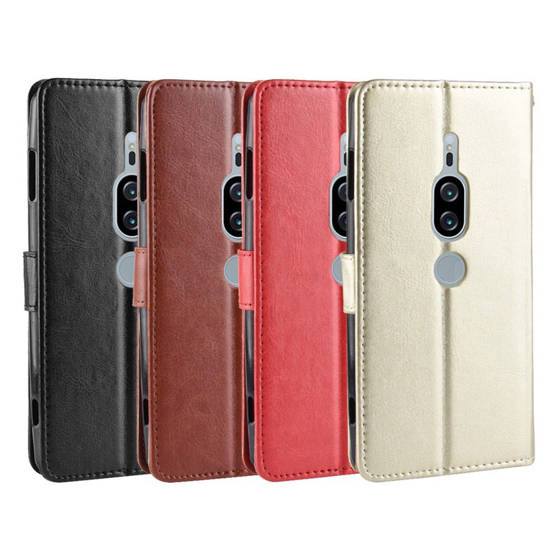 Bao da điện thoại thời trang cao cấp cho Sony Xperia XZ2 Premium