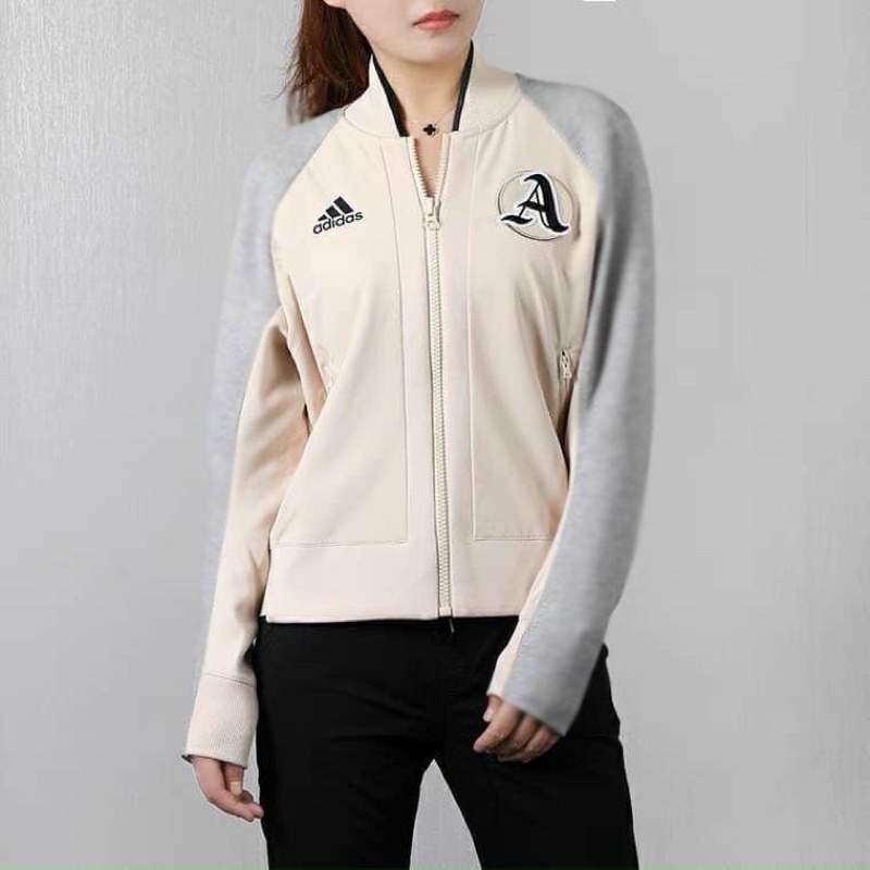AN825- Áo Khoác Nữ Ad.s Tay Ghi