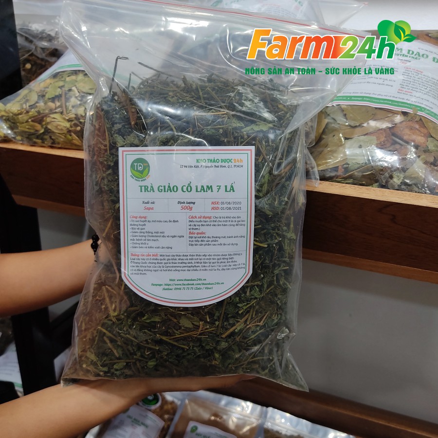 [500 gram] Trà giảo cổ lam 7 lá, 100% tự nhiên từ Sapa | Farm24h