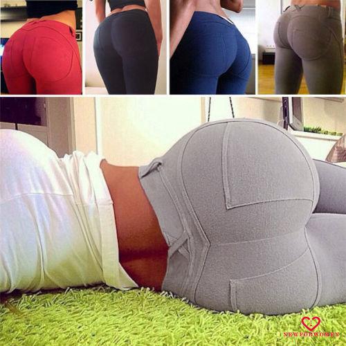 Quần legging bút chì lưng cao dáng ôm co giãn cho nữ