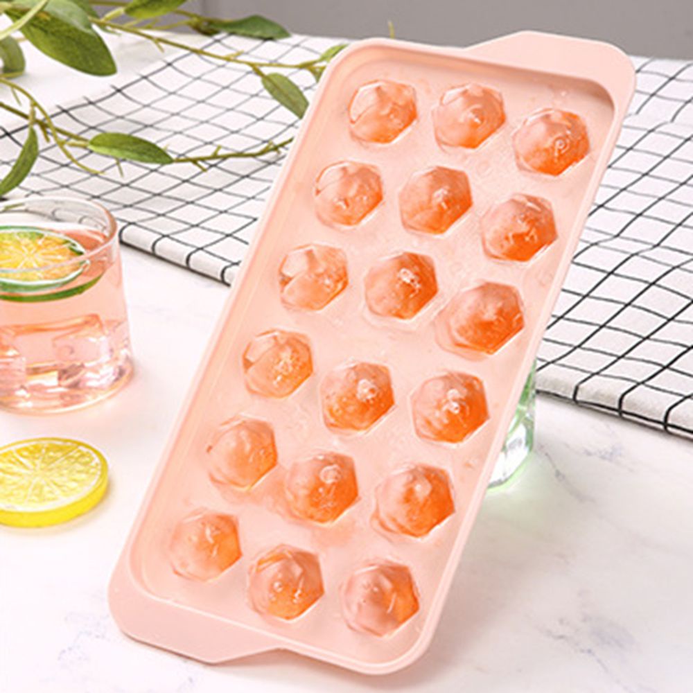 Khuôn làm đá viên / kem bằng nhựa không chứa BPA 18 / 33 ngăn nhiều màu sắc 3D độc đáo