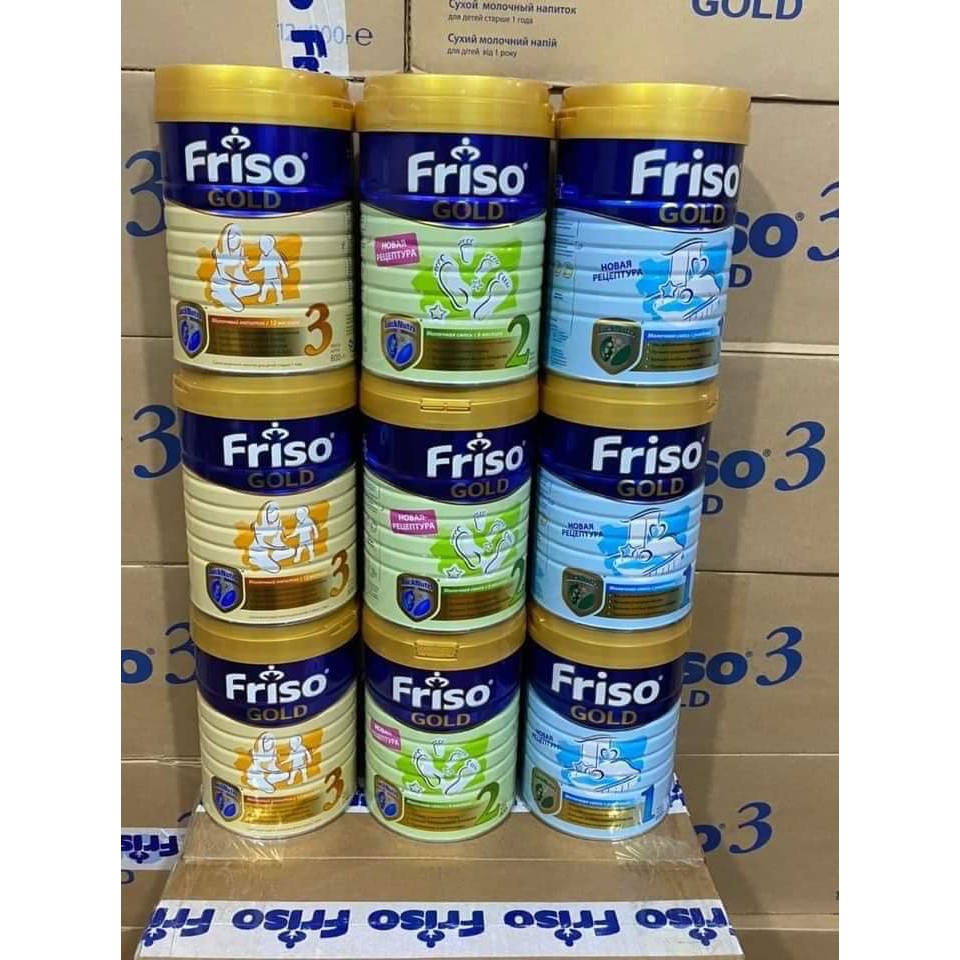 Sữa Friso Gold 800gram( đủ số 1,2,3)- hàng xách tay Nga