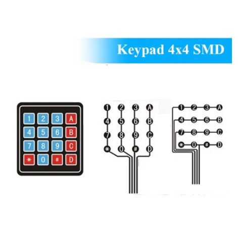 Keypad 4x4 SMD