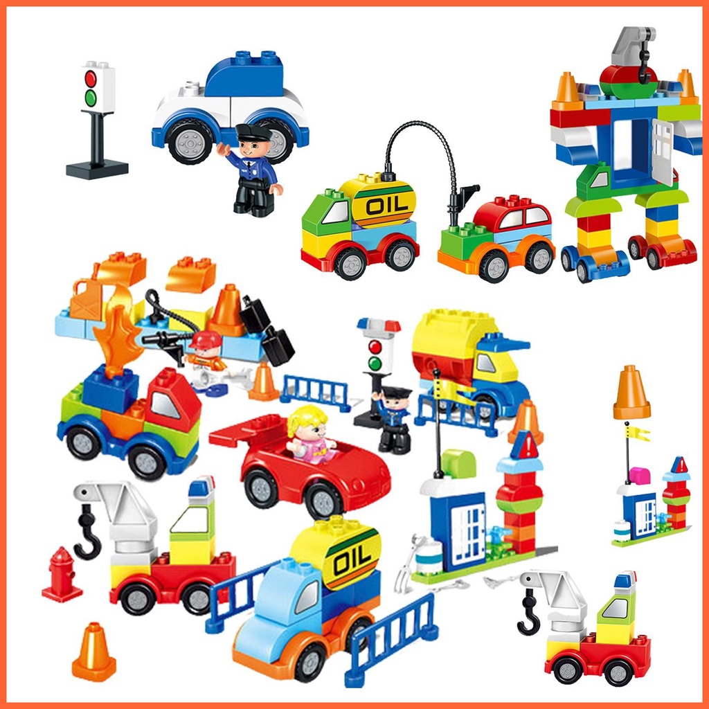 Bộ 55 / 125 Mô Hình Xe Hơi Đồ Chơi Mini Cho Bé