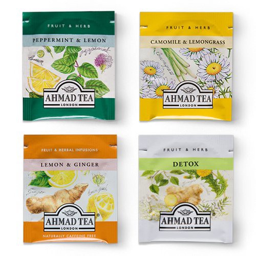 BST 4 vị Trà Thảo Mộc - Ahmad Fruit & Herb Collection (túi lọc có bao thiếc - 20 túi/hộp) | BigBuy360 - bigbuy360.vn