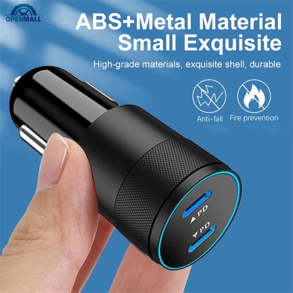 Tẩu Sạc 40W Dual PD 2 Cổng 20W+20W USB Type C Sạc Nhanh Cho Android Ios