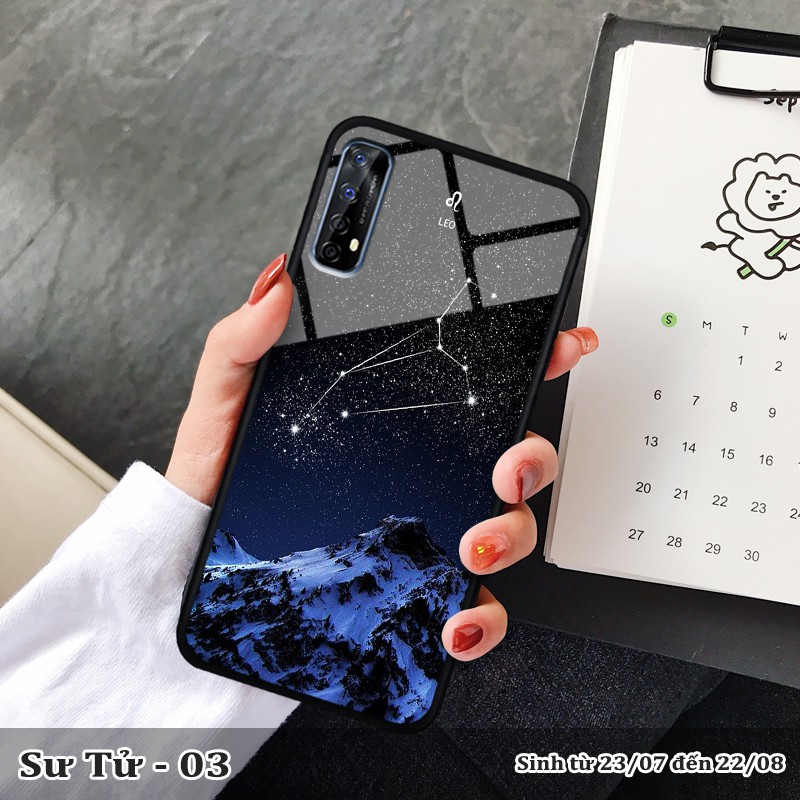 Ốp lưng kính Realme 7 -cung hoàng đạo