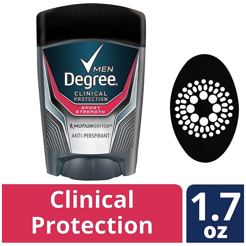 Lăn sáp khử mùi nam Degree Men Clinical Antiperspirant Deodorant 48g (Mỹ)