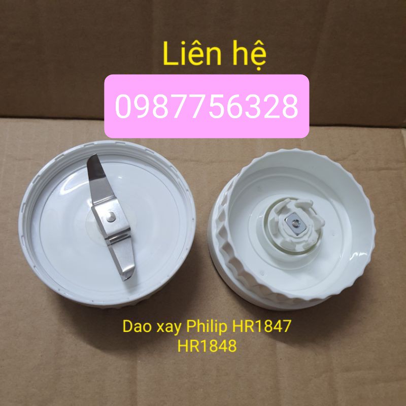 Phụ kiện bộ dao xay máy xay ép đa năng Philips HR1811 HR1847 HR1848