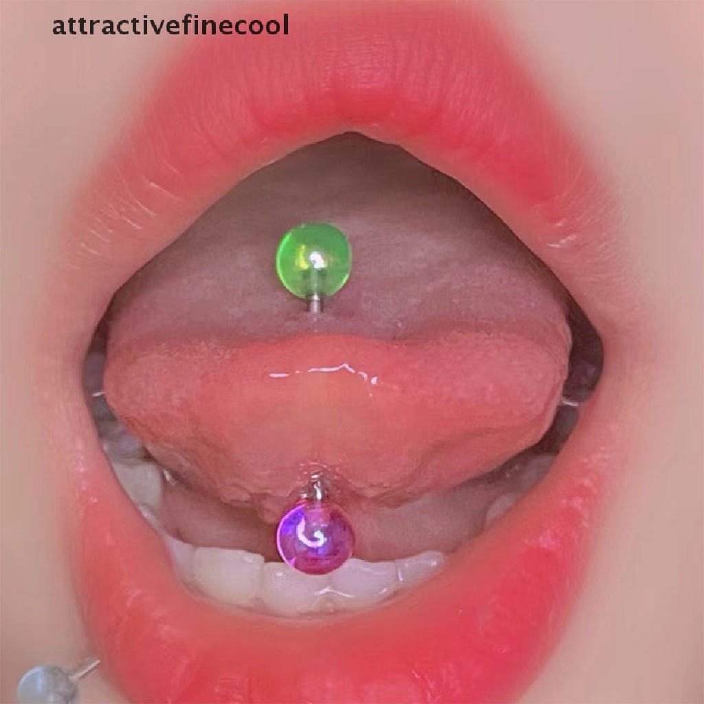 Khuyên Xỏ Lưỡi / Cơ Thể Bằng Thép Titan Nhiều Màu Sắc