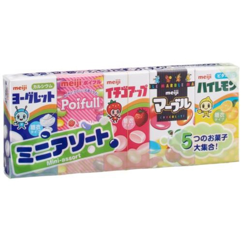 Kẹo Sữa chua khô meiji Nhật bản vỉ 5 hộp date T7/2022