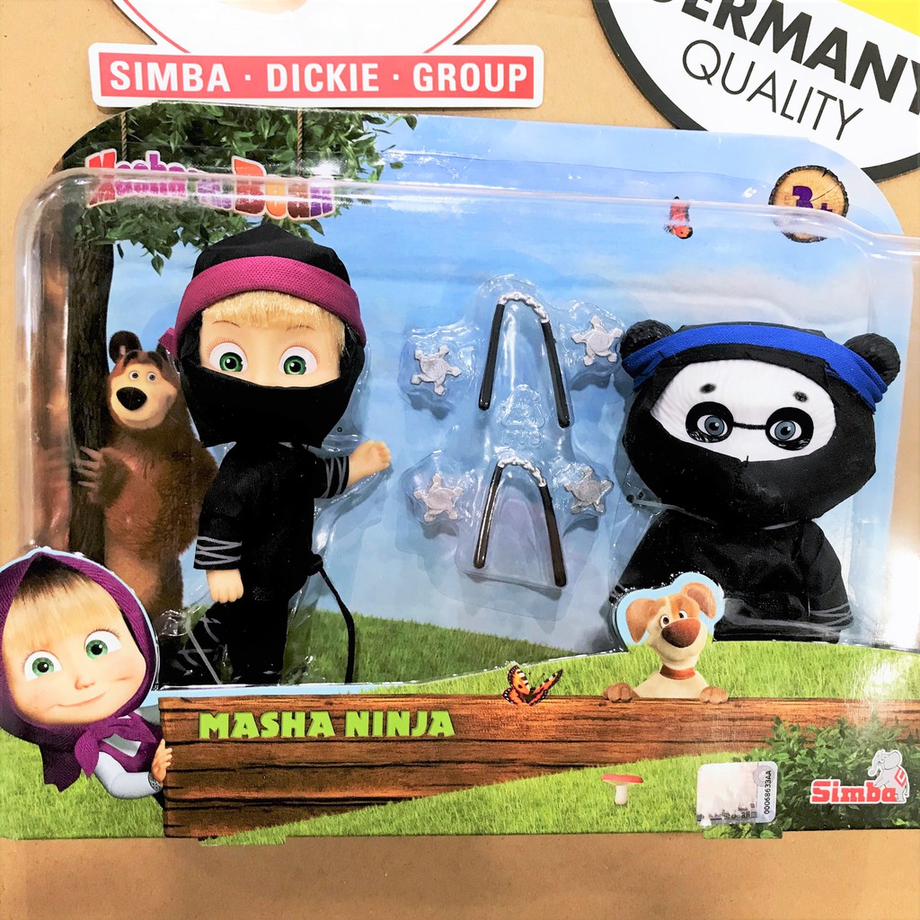 Đồ Chơi Búp Bê MASHA AND THE BEAR Masha Ninja 109301050 - Simba Toys Vietnam