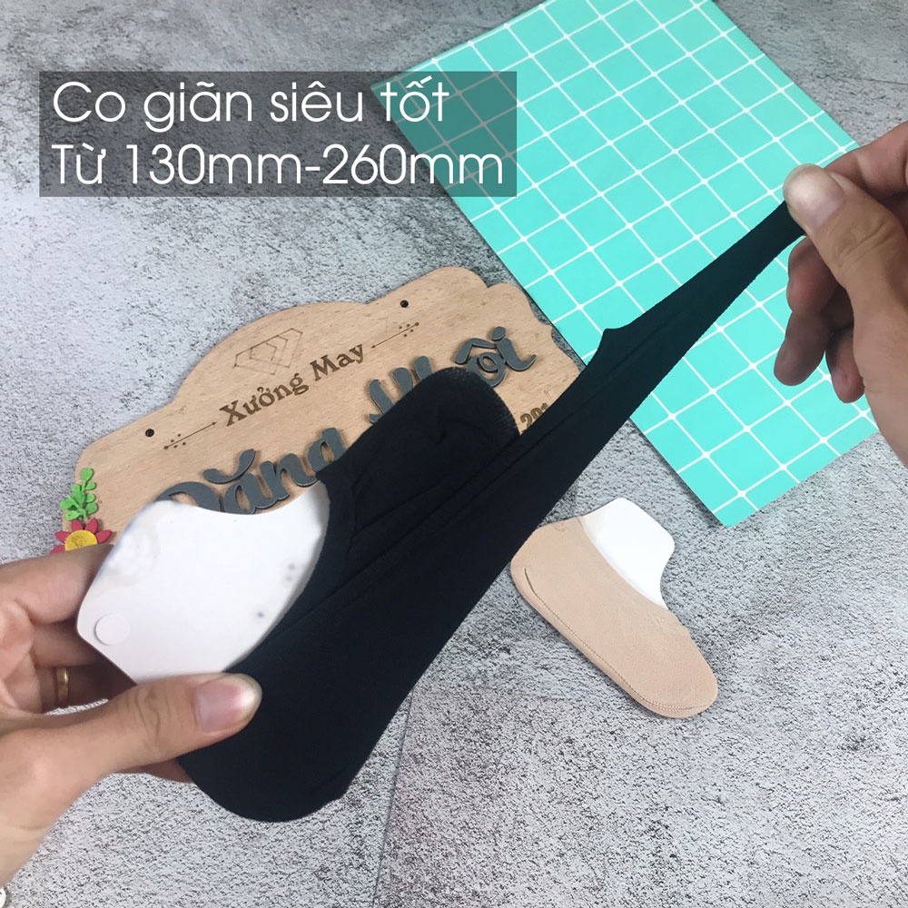 Tất lười nữ, tất hài da chân cổ thấp đi giày cao gót, giày bệt thể thao Hàn Quốc T203