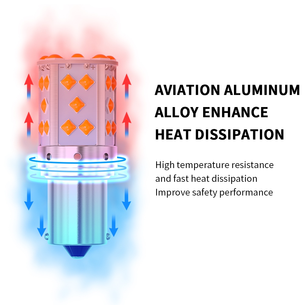 1 Đèn Tín Hiệu Xi Nhan 1156 P21W 1156 150 Chất Lượng Cao° Đèn led Phanh Xe Hơi Py21w 1157 P21 / 5W T20 7440 7443 3030 35smd