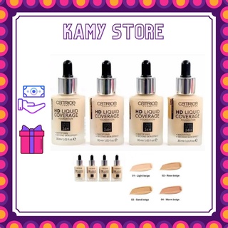 [HÀNG CHÍNH HÃNG] Kem Nền Catrice 24H-kem nền kiềm dầu độ che phủ cực cao