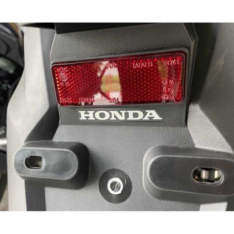 Tem chữ honda đỏ xám bạc 60mm chính hãng honda (giá 1 tem)