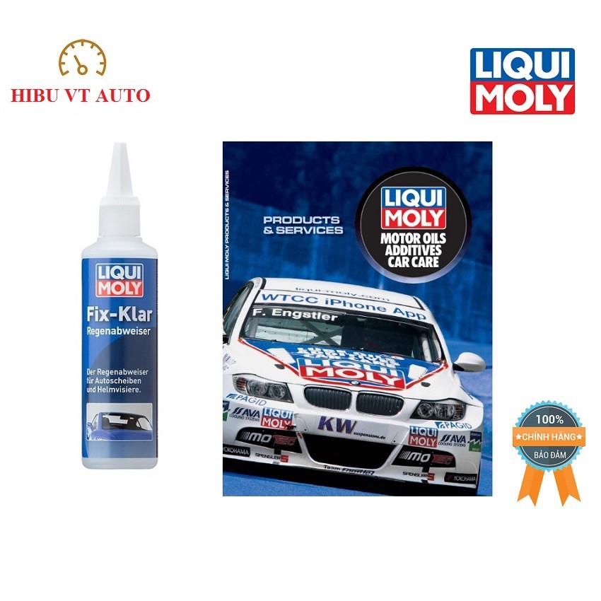 Chai Chống nước mưa Liqui Moly Clear View 1590 giúp kháng nước mưa, tạo hiệu ứng như nước trên lá sen