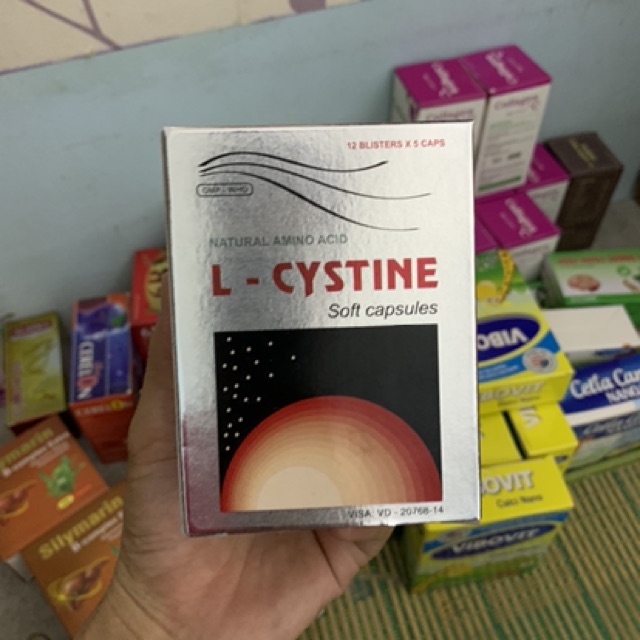 L cystine hỗ trợ giảm rụng tóc, nám, tàn nhan hộp 60 viên | BigBuy360 - bigbuy360.vn