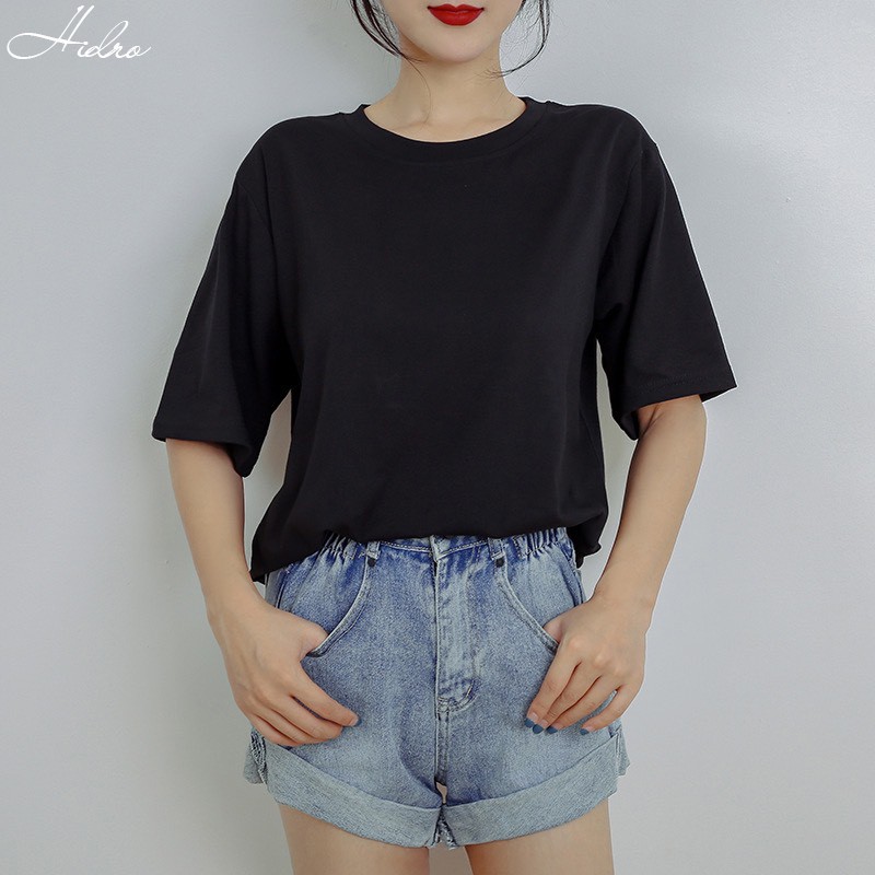 Áo thun Unisex Basic Tee phông trơn form rộng cực đẹp