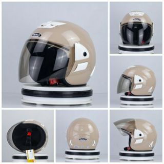 Mũ bảo hiểm gro 3/4 honda_ mũ bảo hiểm gro chùm tai kính dài ( chính hãng đủ màu)