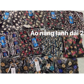 Áo chống nắng dài 2 lớp 2 mặt,áo lanh chất mát chống nắng tốt tặng kèm khẩu trang