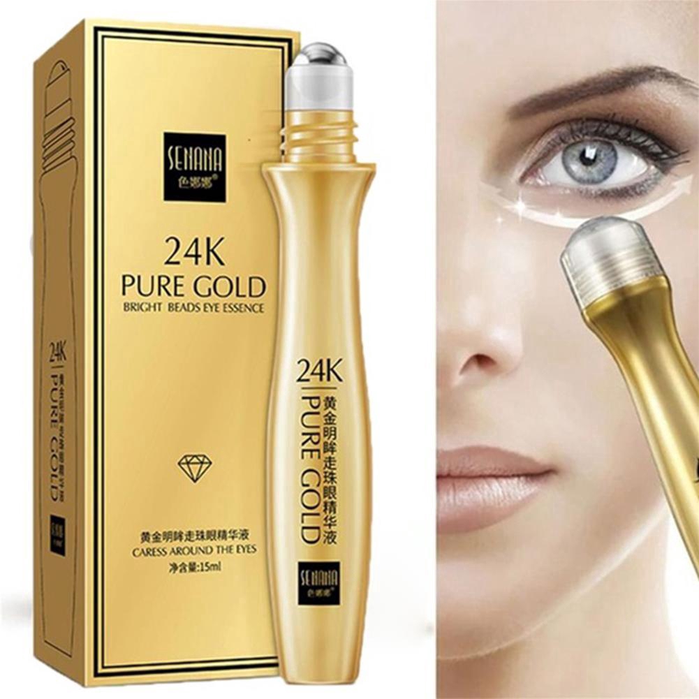 (Hàng Mới Về) Tinh Chất Vàng 24k Senana Loại Bỏ Quầng Thâm Dưỡng Ẩm Chống Lão Hóa Cho Mắt T2M4