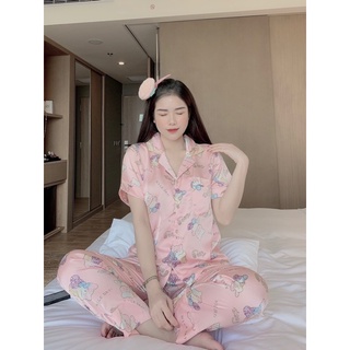 Đồ bộ mặc nhà tay ngăn quan dai - tiểu thư siêu sang chảnh