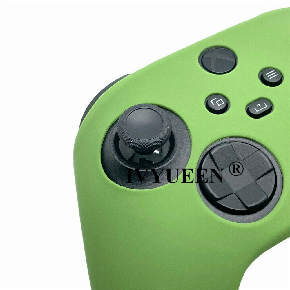 Bọc tay cầm điều khiển chơi game không dây bằng silicon và nắp gắn bảo vệ cho XBox Series X S