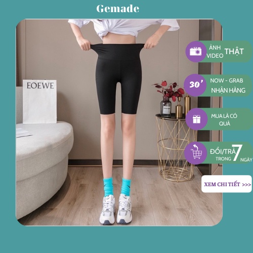Quần legging lửng ngố nâng mông - Quần legging nữ tập thể thao cạp cao co giãn loại 1 M03 | BigBuy360 - bigbuy360.vn