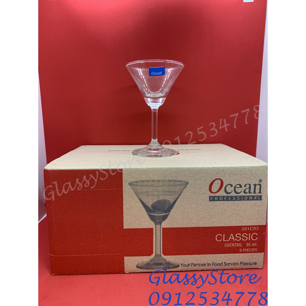 Ly rượu thủy tinh Ocean Classic Cocktail - 95ml - 1501C03 / 140ml - 1501C05