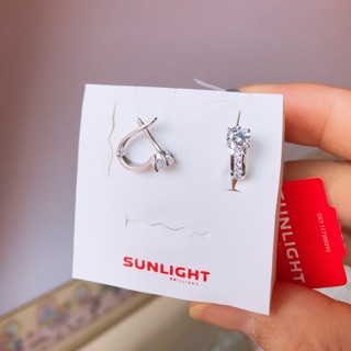 Khuyên tai bạc 925 sale- hãng sunlight hàng nội địa Nga