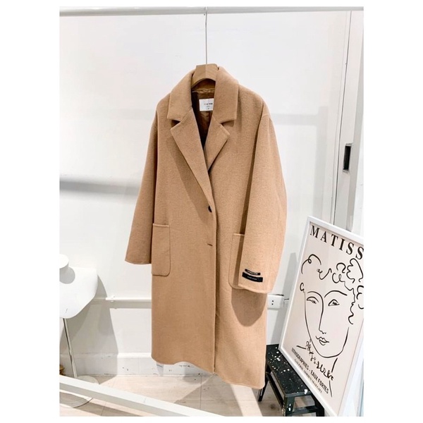 Áo dạ handmade cashmere made in Korea hãng Us and Them