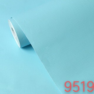 giấy dán tường xanh Ngọc trơn sẵn keo khổ 45cm