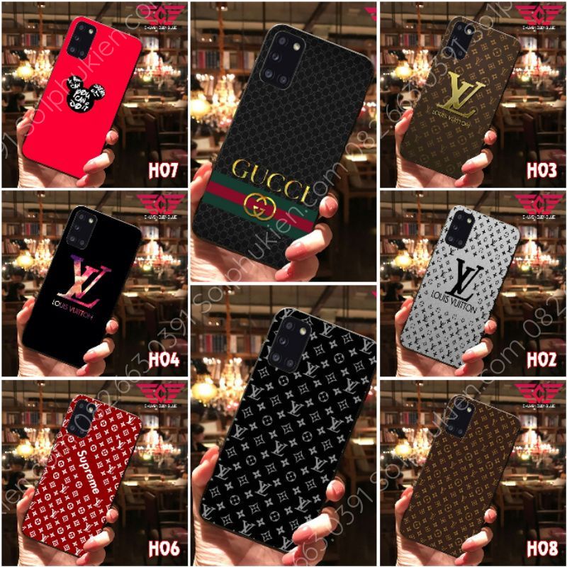 ỐP lưng SAMSUNG A31/ A51/ A71/ M51/ A12/ A30S/ A50/ A50S ép kính nano CHỐNG BỂ họa tiết LV bền đẹp