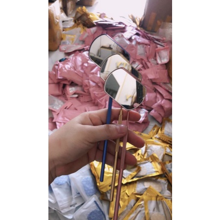 Kính soi mi cao cấp tráng gương size to_kính soi chân mi_gương soi mi_gương cầm tay