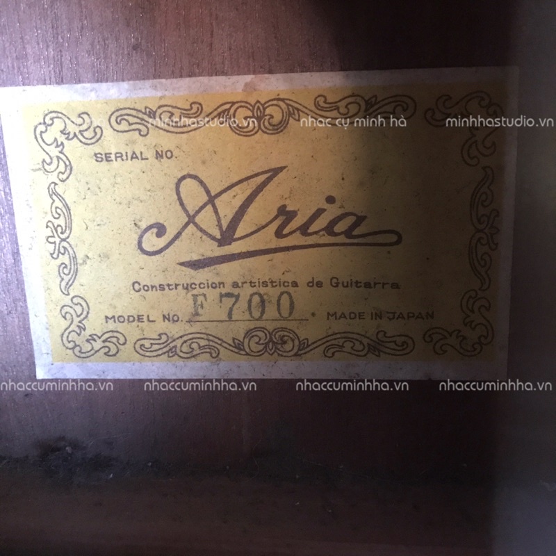 Guitar Acoustic Nhật Aria F700 #A04 đã qua sử dụng