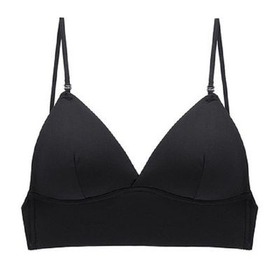 Bra áo ngực nữ Chipi dáng basic màu đen da lót mút rời - Vera ALCP2233