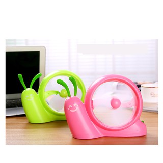 Quạt Ốc Sên Chạy Pin 3A Và Cổng USB