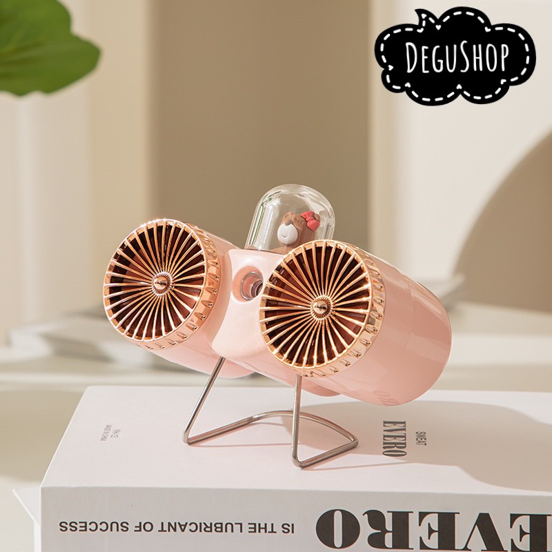 Quạt tích điện phun sương để bàn, Quạt điều hòa hơi nước mini - Làm mát không khí,dưỡng ẩm