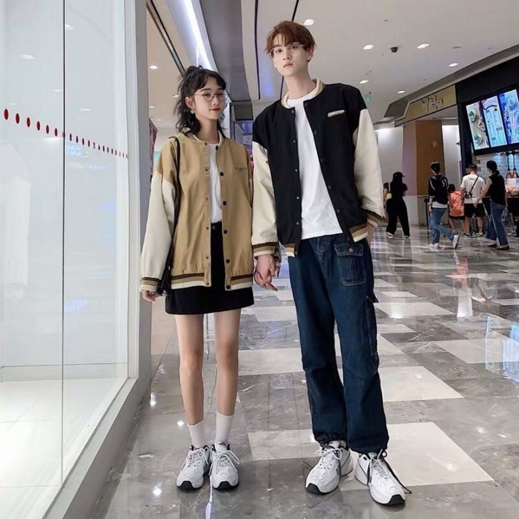 Áo khoác dù nam nữ 2 lớp unisex form rộng kiểu bomber jackets Hàn Quốc street style WASNOTP LECHAU AKD03 cao cấp giá rẻ