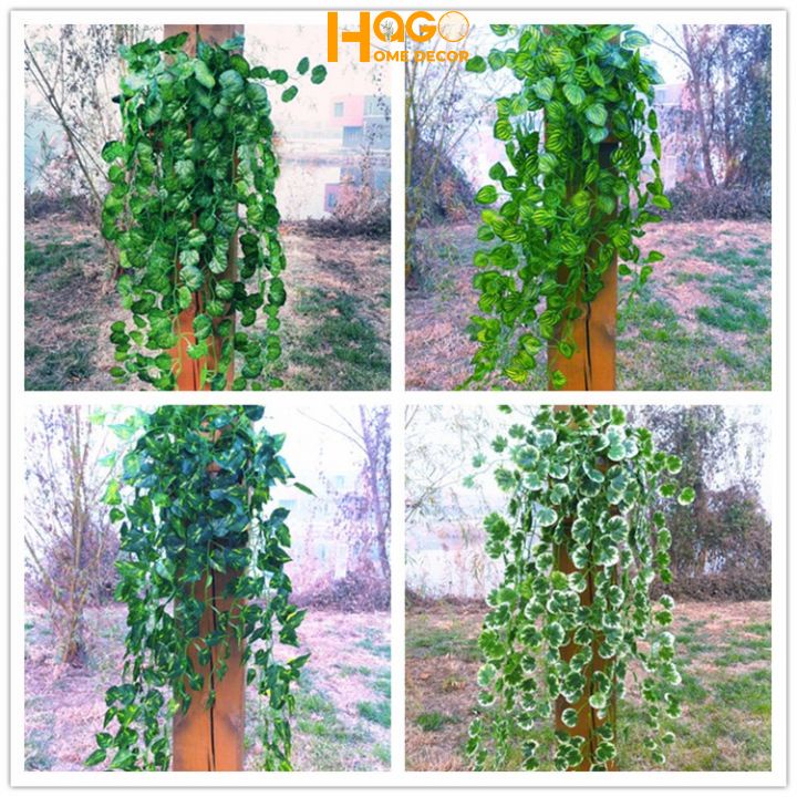 Lá giả,chùm lá treo tường nhiều mẫu trang trí sân vườn, ban công, nhà hàng, quán cafe xanh mát