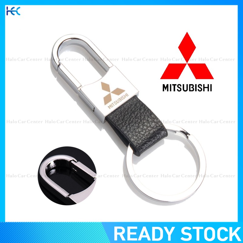 Móc khóa da chuyên dụng cho xe hơi Mitsubishi