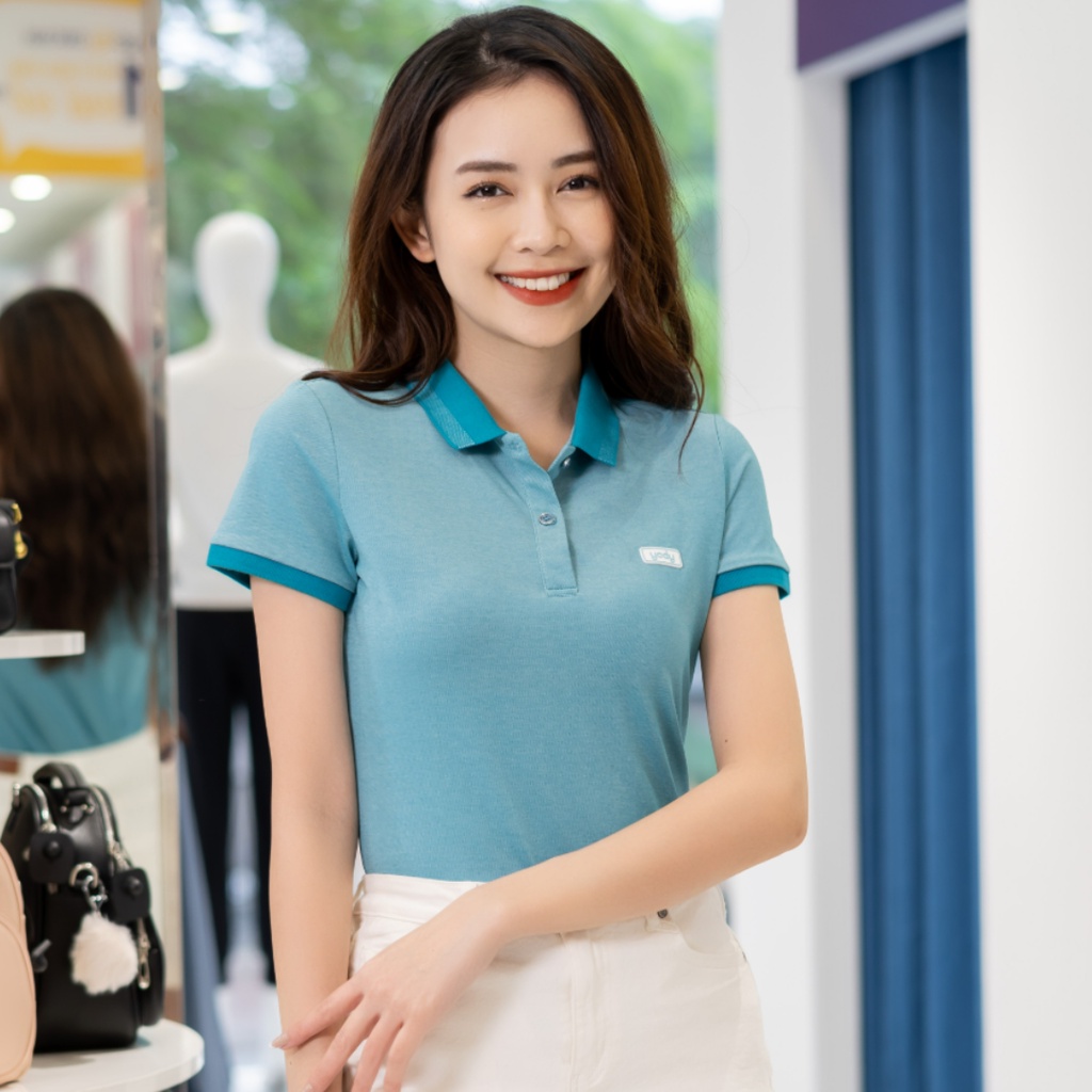 Áo polo YODY nữ mắt chim phông cộc tay cổ bẻ thoáng mát thời trang công sở APN3340